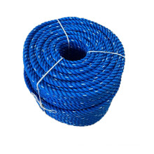 16mm blue nylon pe pp 3 strand twisted rope